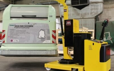 Riparazione dei cassonetti dei rifiuti