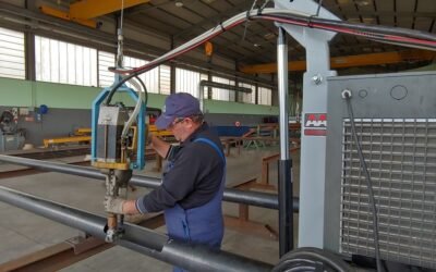 I pali Campion saldati con una gru a sbalzo speciale Flex Lifting