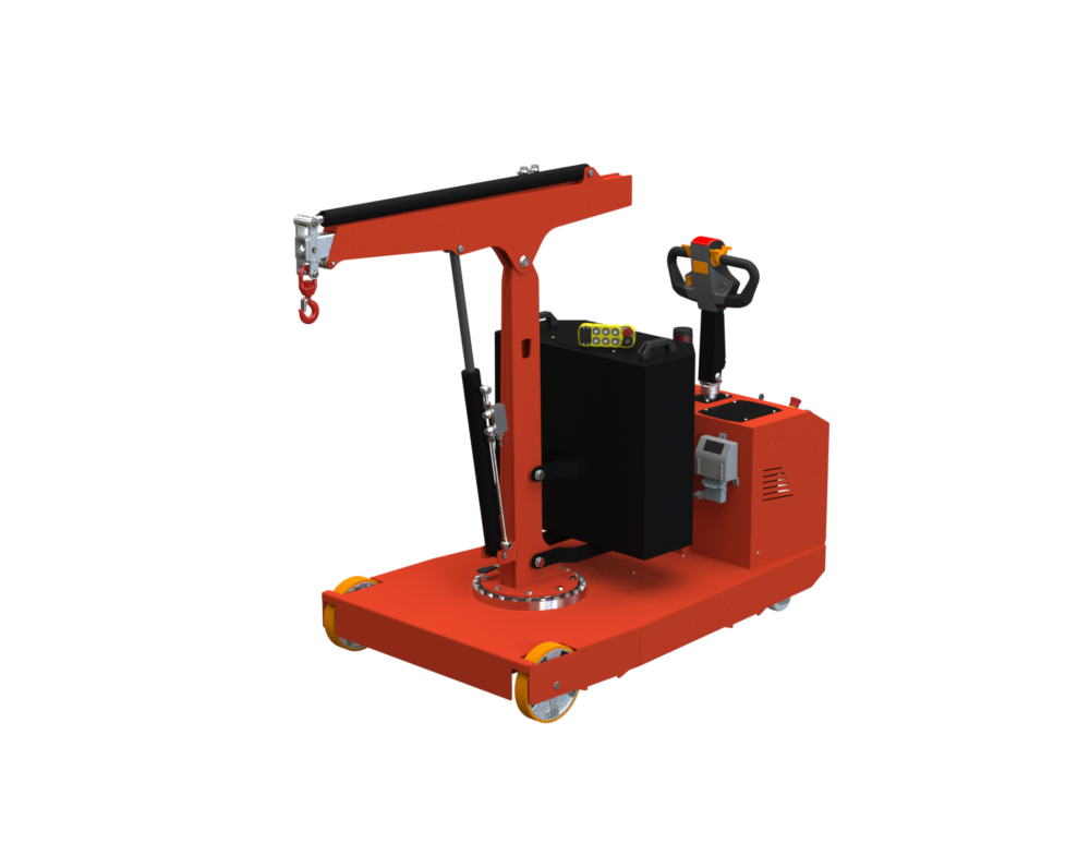 FLEX G500SBR gru contrappesata elettrica girevole con radiocomando
