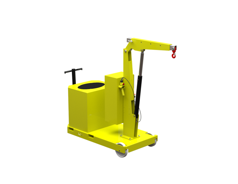 GZ1000B sistema di sollevamento mobile con filocomando per carichi fino a 1.000 kg
