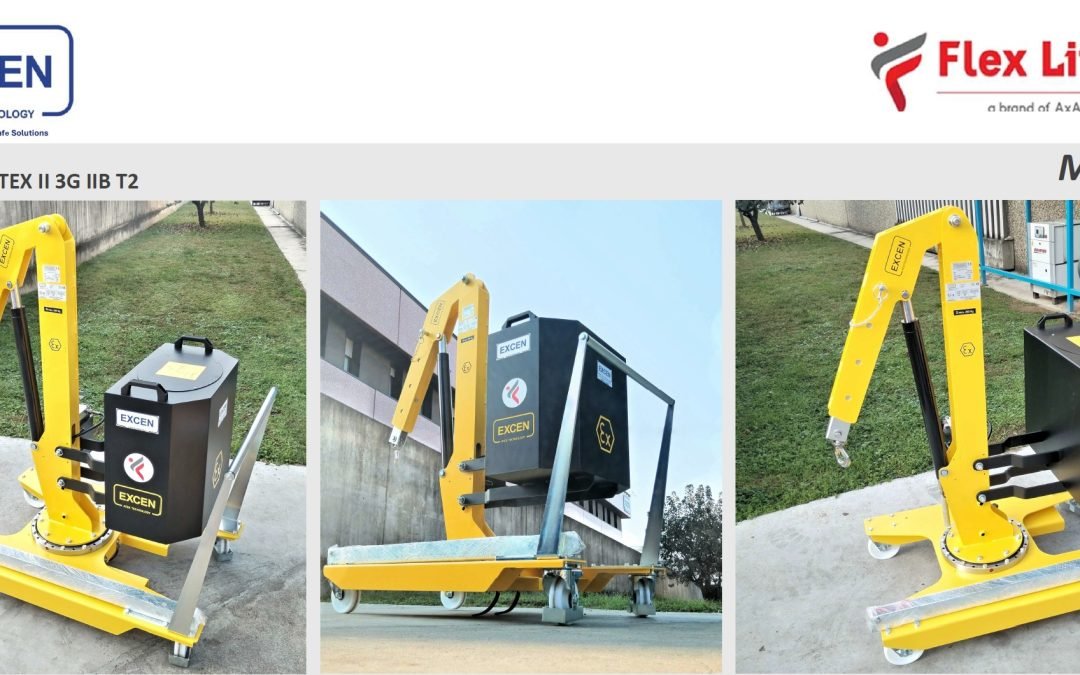 Soluzione di sollevamento ATEX per l’industria chimica