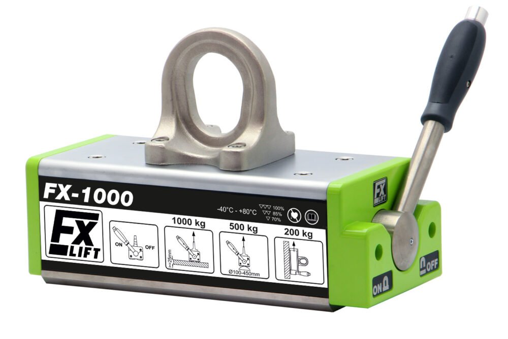 FX-1000 - SOLLEVATORE MAGNETICO PERMANENTE - 1000 KG