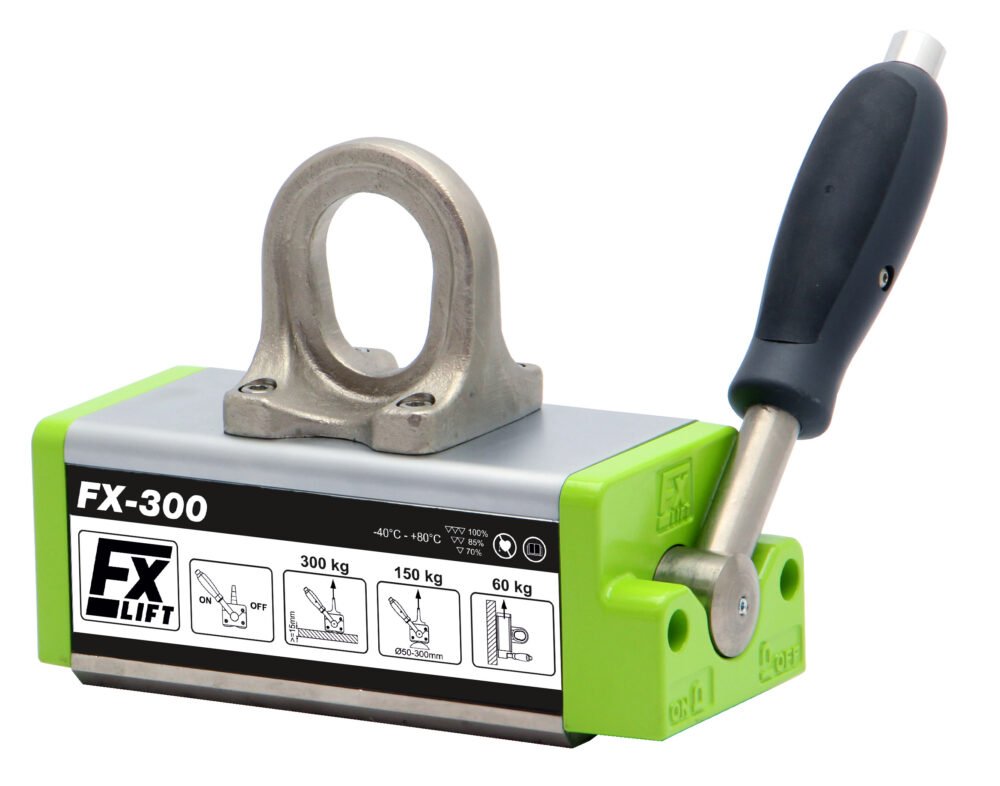 FX-300 - SOLLEVATORE MAGNETICO PERMANENTE - 300 KG