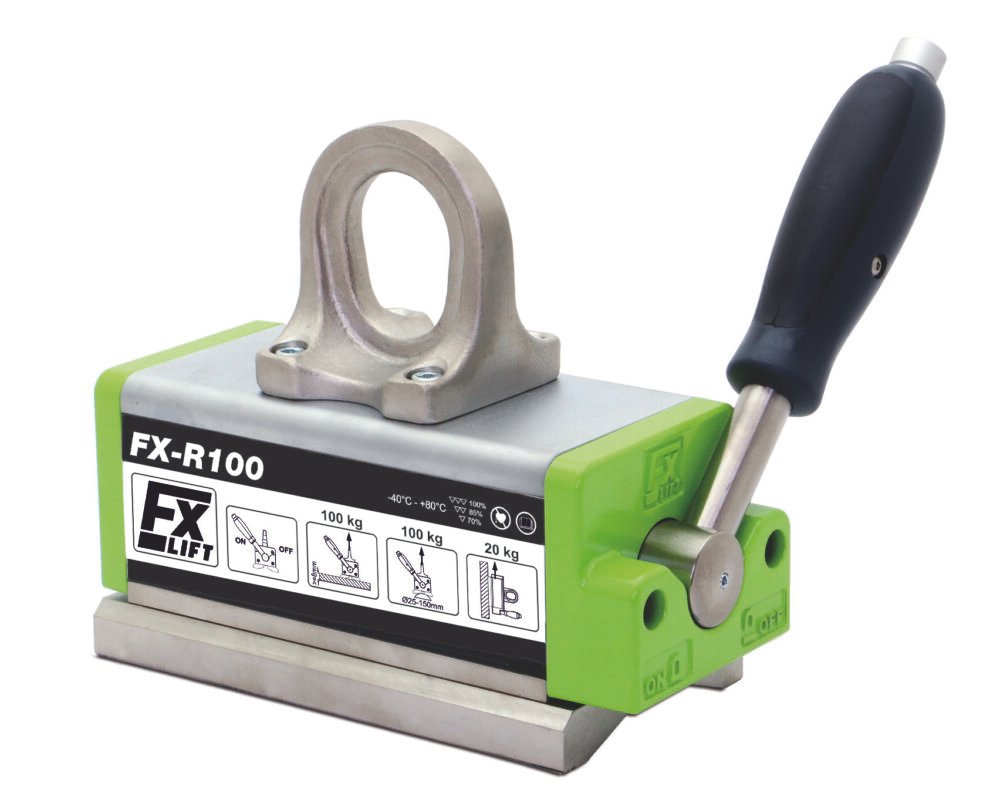 FX-R100 – MAGNETE PER CARICHI CIRCOLARI - 100 KG