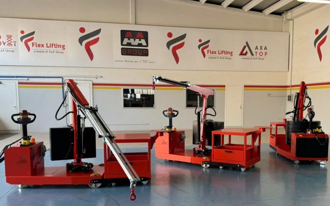 Soluzione di sollevamento custom per azienda di pneumatici